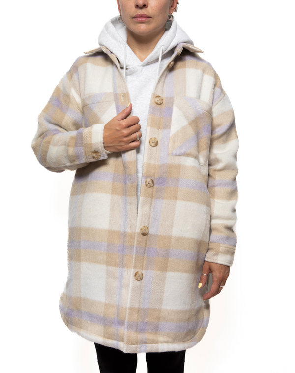 IRENE - OVERSHIRT, BEIGE LILAC