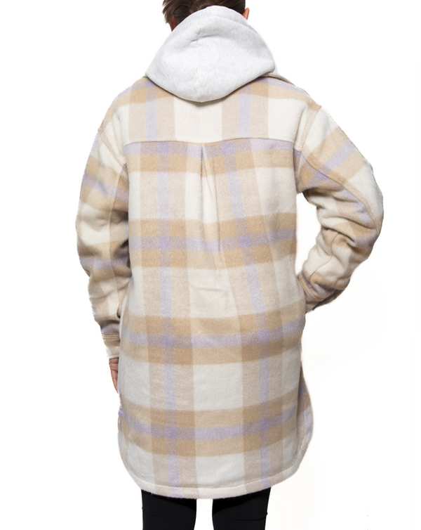 IRENE - OVERSHIRT, BEIGE LILAC