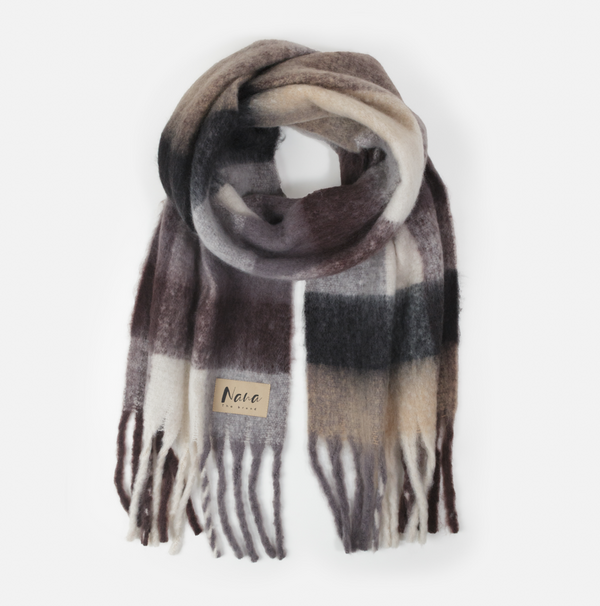 GENEVE - FOULARD, TAUPE MULTI