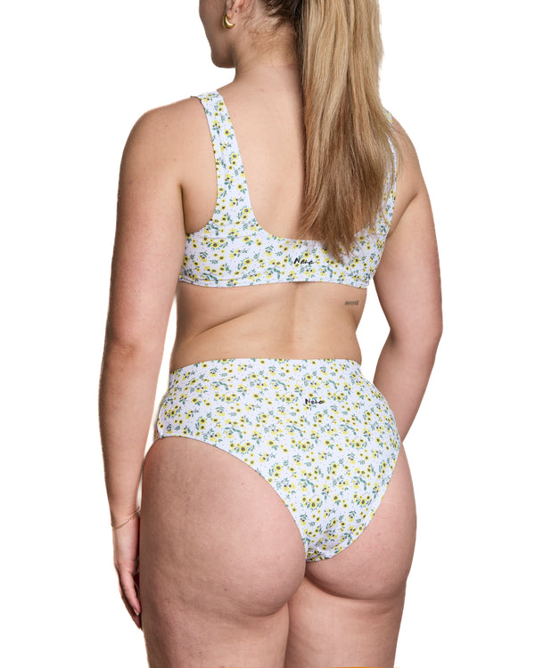 GENEVIEVE - HAUT DE BIKINI, FLEURS JAUNES