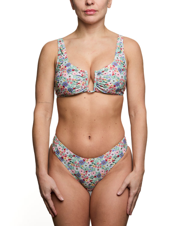 GEORGETTE - BAS DE BIKINI, FLEURS PASTEL