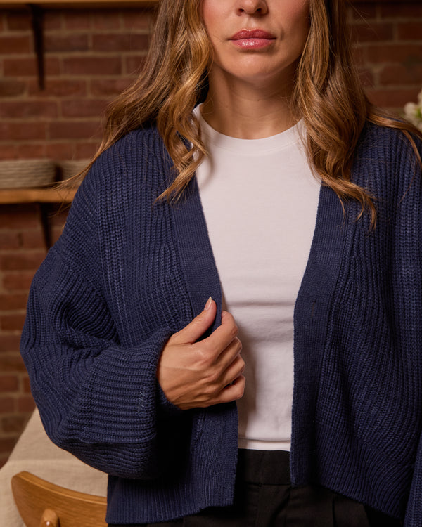 SELENA - CARDIGAN, NAVY