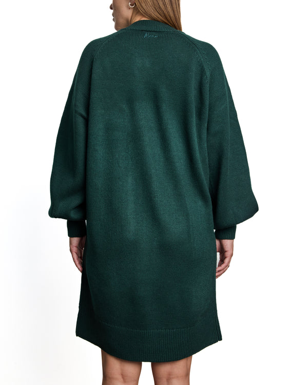 NATHALIE - SWEATER DRESS, GREEN
