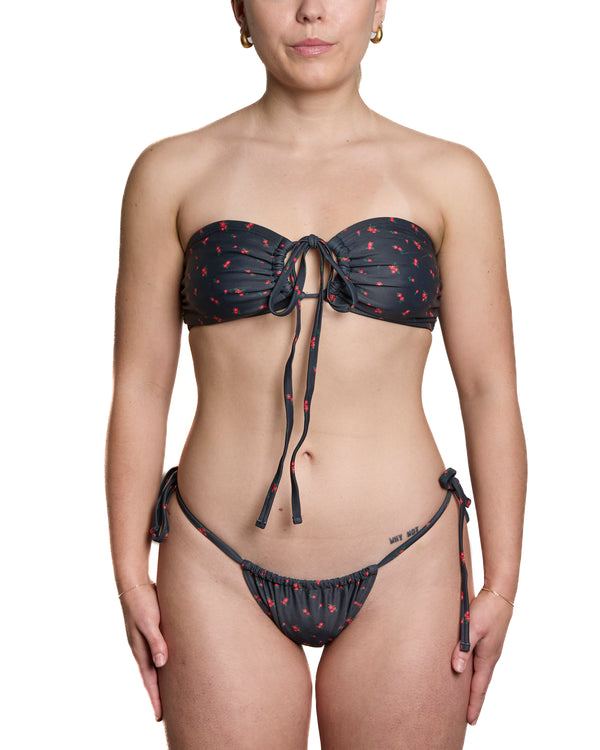 NAADEI - BAS DE BIKINI, FLEURS GOTHIQUES