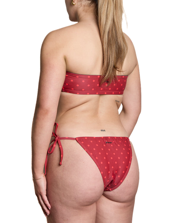 JORDANE - HAUT DE BIKINI, BOURGOGNE A POIS
