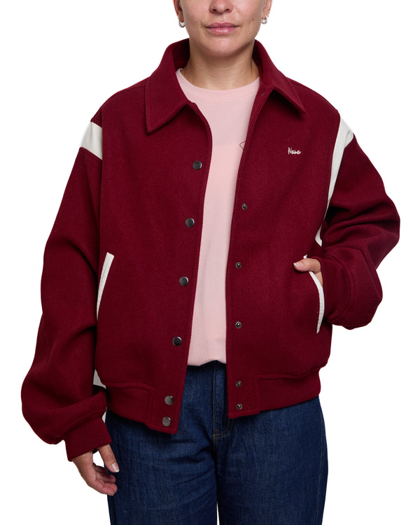 MAEVA - JACKET, BURGUNDY