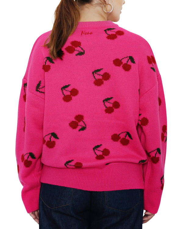 EVELYN - SWEATER, CHERRY