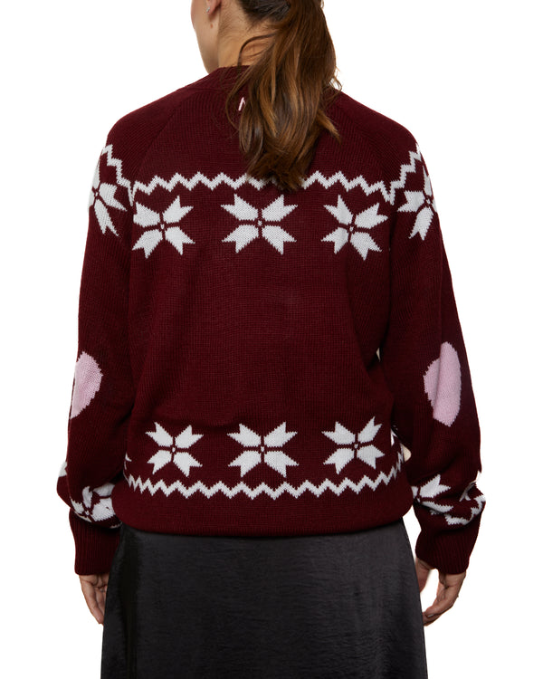 DAISY - SWEATER, RED