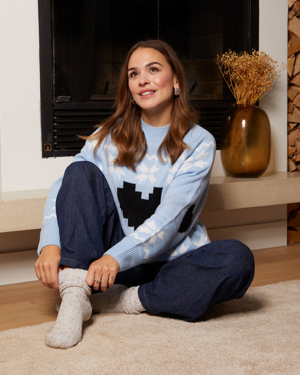 DAISY - SWEATER, BLUE