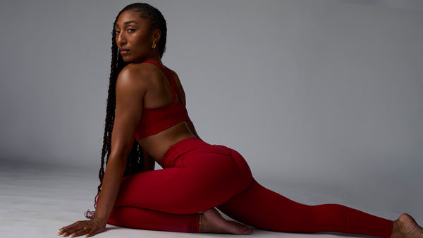 AUTUMN - LEGGING, ROUGE