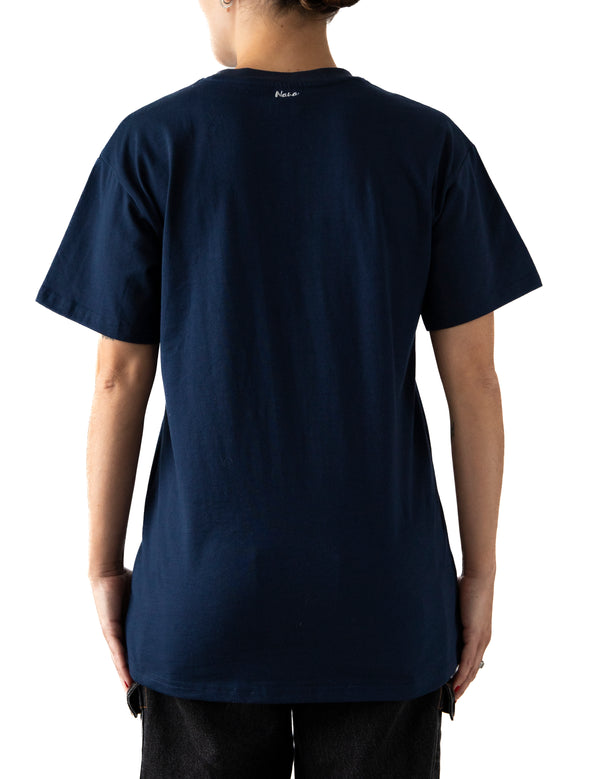 TATIANA - T-SHIRT, NAVY BLUE