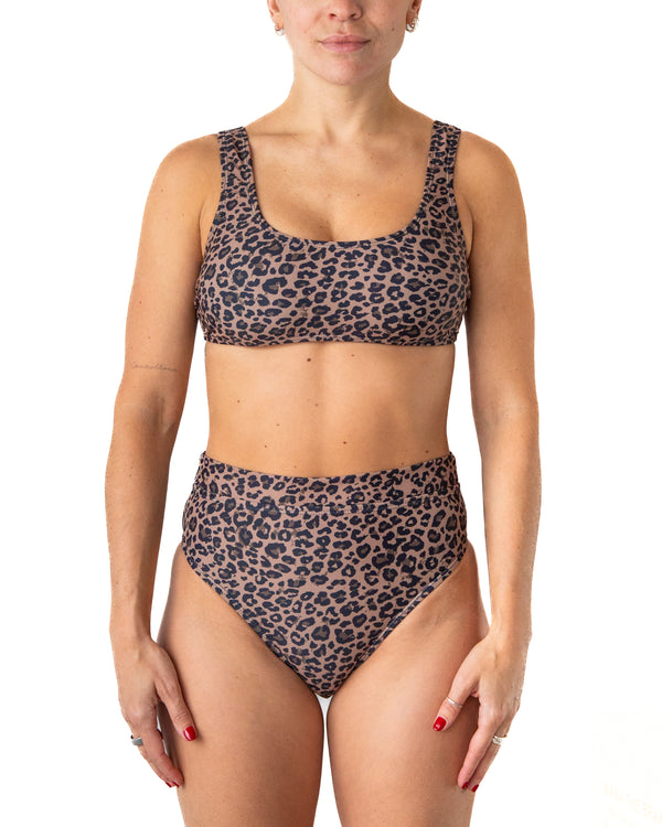 GENEVIEVE - BIKINI TOP, LEOPARD