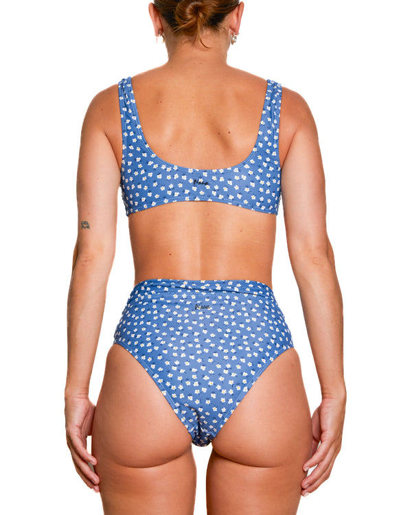 GENEVIÈVE - BIKINI BOTTOM, WHITE FLOWERS