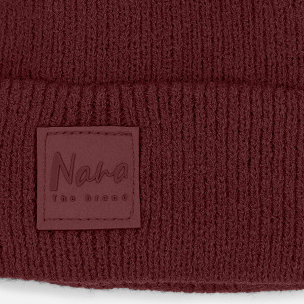 JASPER - BEANIE, BURGUNDY