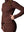 MAYA - VESTE SPORT, BRUNE