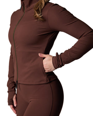 MAYA - VESTE SPORT, BRUNE