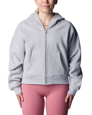 EVE - CHANDAIL A CAPUCHON, MELANGE DE GRIS