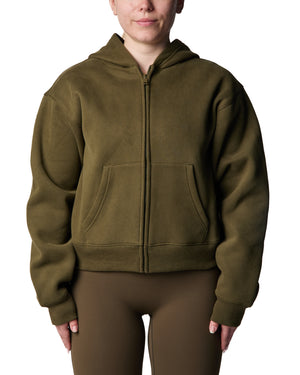 EVE - CHANDAIL A CAPUCHON, KHAKI