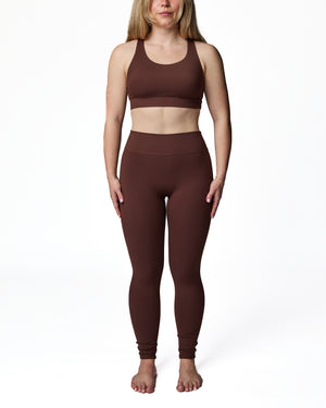 AUTUMN - LEGGING, BRUN