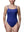 CAROLINE - MAILLOT UNE-PIECE, BLEU ROYAL COTELE