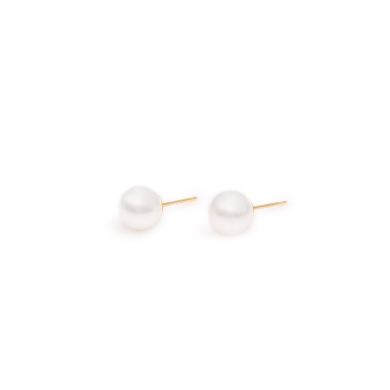 Pearl earrings gold plated