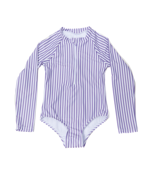 VIVIANA - RASHGUARD, RAYURES LILAS