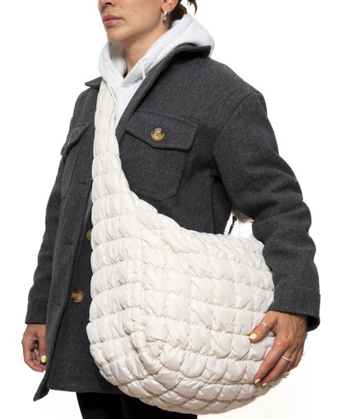 LEVIS - QUILTED BAG, IVORY