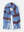 GENEVE - SCARF, BLUE AND RED LINES