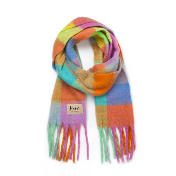 GENEVE - SCARF, MULTI PASTEL