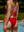 Sophie bikini bottom red textured / Bas de bikini Sophie rouge texturé