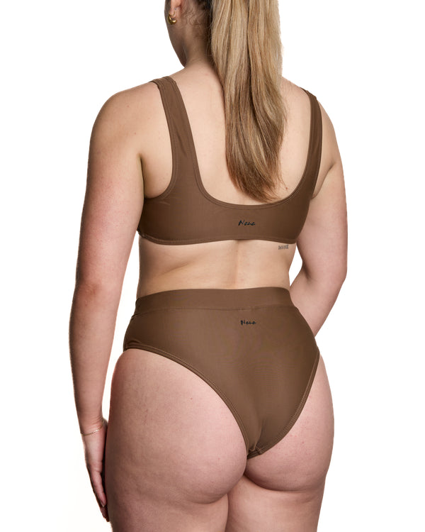 GENEVIEVE - BIKINI BOTTOM, BROWN