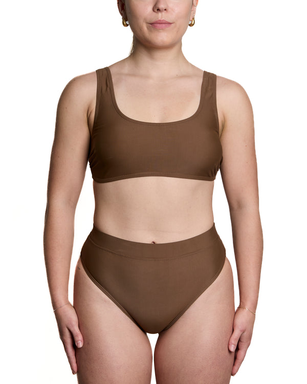 GENEVIEVE - BIKINI BOTTOM, BROWN