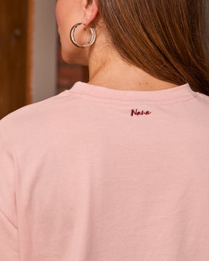TATIANA - T-SHIRT, ROSE PASTEL