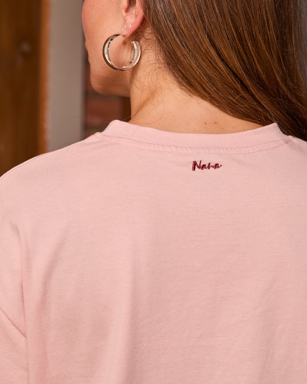 TATIANA - T-SHIRT, ROSE PASTEL