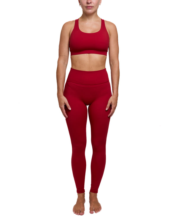AUTUMN - LEGGING, ROUGE