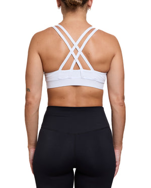 MYRIAM - SPORTS BRA, WHITE