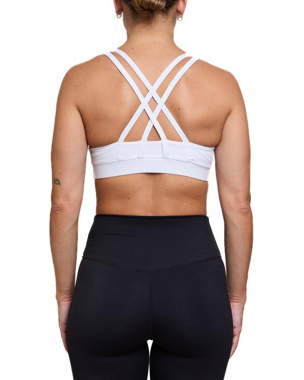 MYRIAM - SPORTS BRA, WHITE