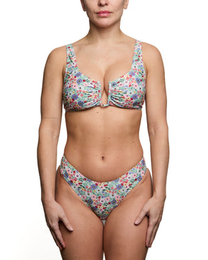 GEORGETTE - BIKINI BOTTOM, PASTEL FLOWERS