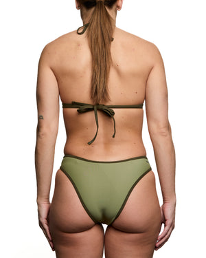 GEORGETTE - BIKINI BOTTOM, KHAKI GREEN