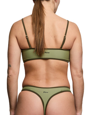 REGINA - BIKINI BOTTOM, KHAKI GREEN