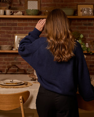 SELENA - CARDIGAN, MARINE