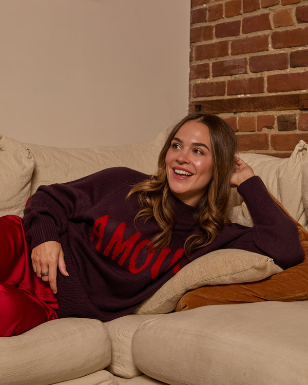 DAISY - SWEATER, VIOLET