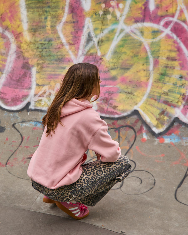 SHANIE - CHANDAIL A CAPUCHON, ROSE