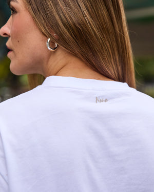 TATIANA - T-SHIRT, WHITE SEASIDE