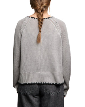 AUGUSTINE - CARDIGAN, MIX OF GREYS