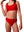 GENEVIEVE - HAUT DE BIKINI, ROUGE TEXTURE