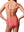 MAUDE - BIKINI BOTTOM, SHINY RED STRIPES