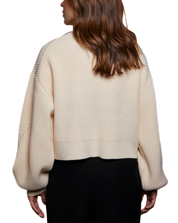 SELENA - CARDIGAN, MELANGE DE BEIGE