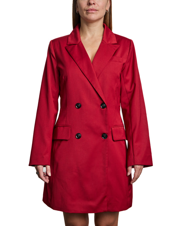 BLAKE - BLAZER DRESS, RED