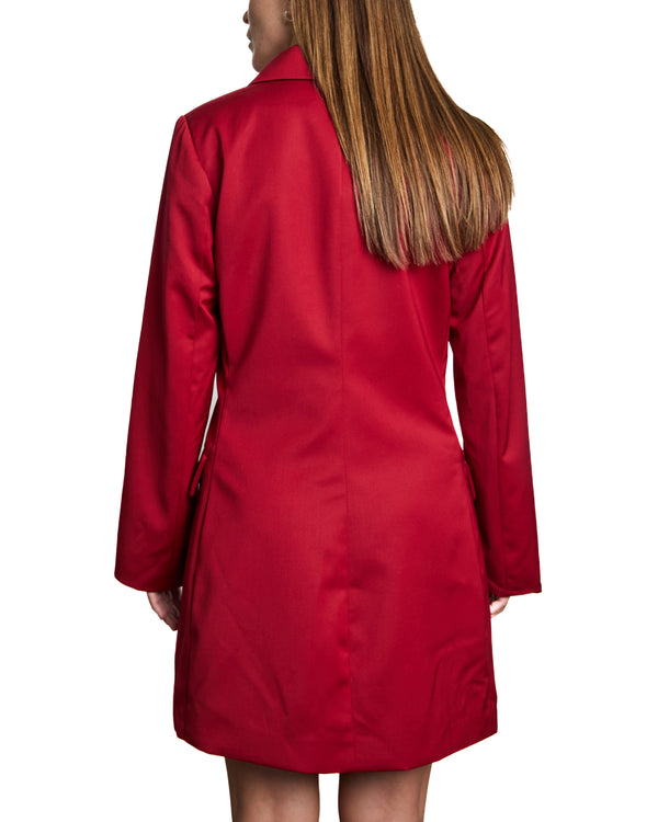 BLAKE - BLAZER DRESS, RED